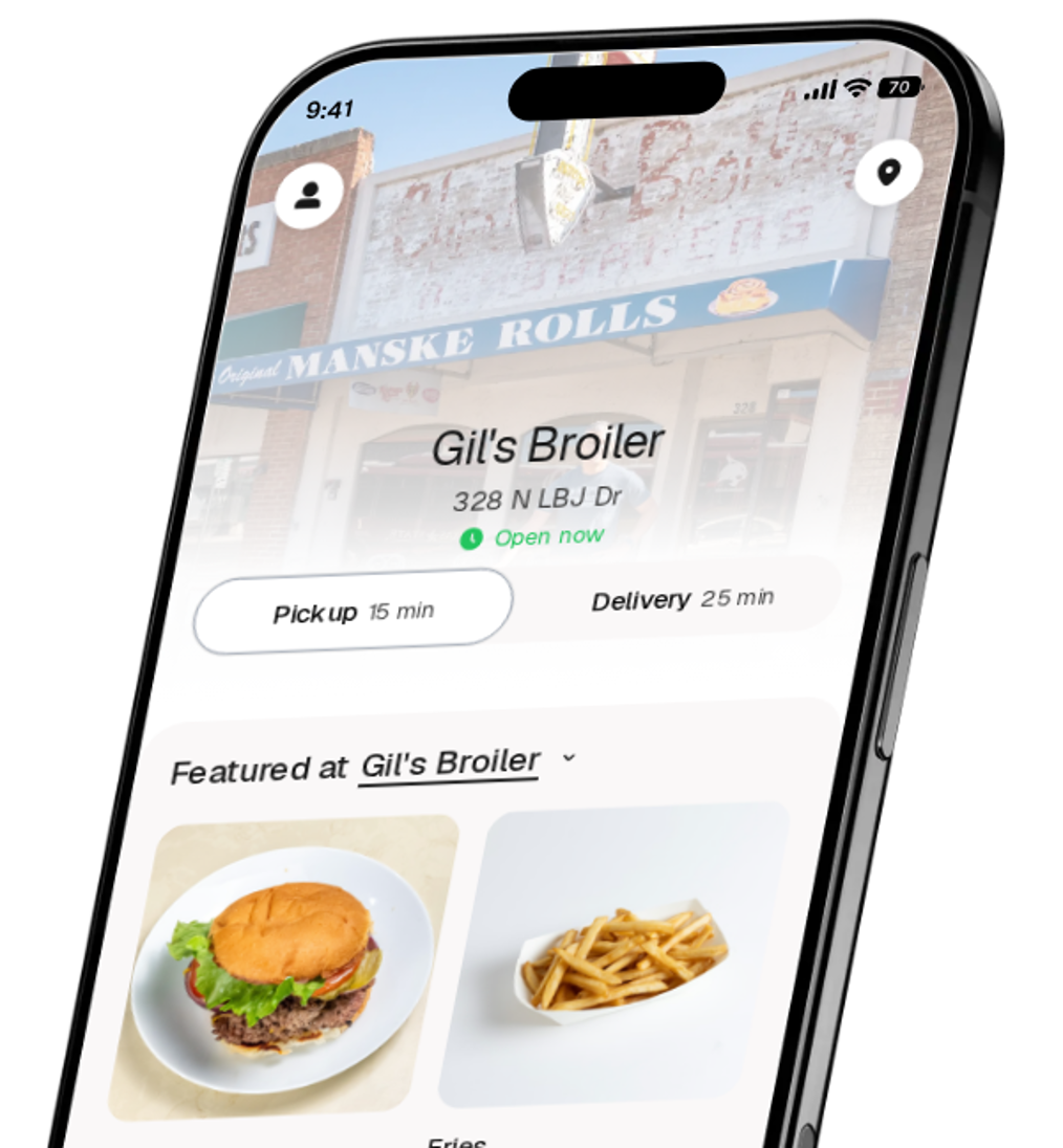 Gil's Broiler app preview